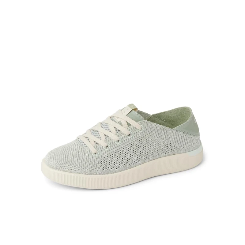 Reef Neptune Women's Shoe, Lightweight & Breathable Stretch Knit Upper, Soft Cushion Footbed, Sage Heather, 8.5