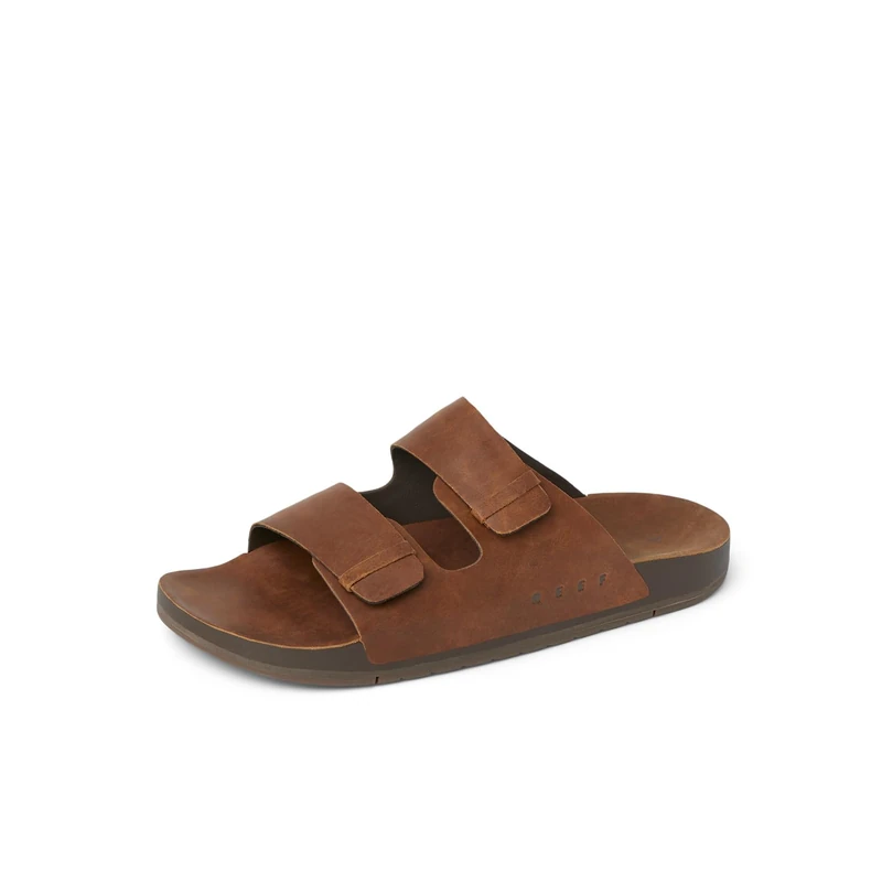 Reef MENS SANDALS, OJAI TWO BAR, DARK BROWN, 12 UK