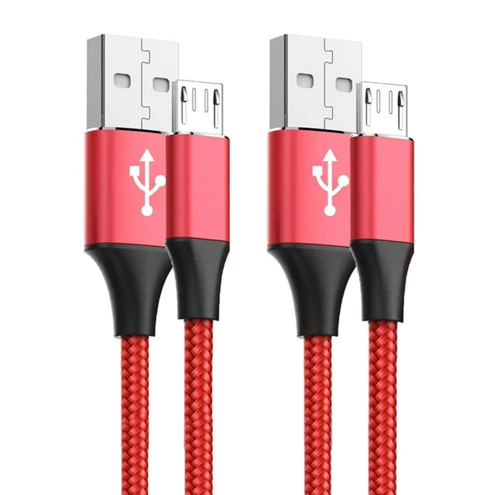 Micro USB Cable 3M 2PACK Android Charger Cable Fast Charging Cable Nylon Micro USB Charger Cable Lead for Samsung Galaxy S7 Edge S6 S5 J7 J5 J6 J3 A6 A10, Huawei,Sony,Kindle,PS4,Tablet