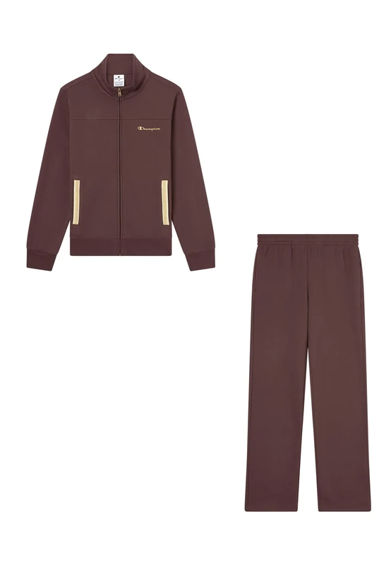 Champion Women's Fleece Full Zip Sweatsuit, soft and comfortable two-piece suit, full-zip sweater jacket with pockets, pants with elastic waistband and embroidered logo