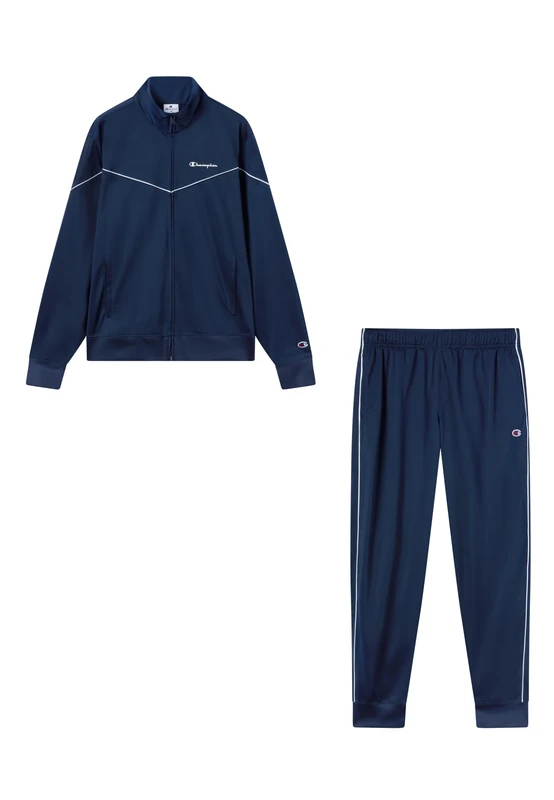 Champion Legacy Men, Tracksuit Large Logo, XS, Blue