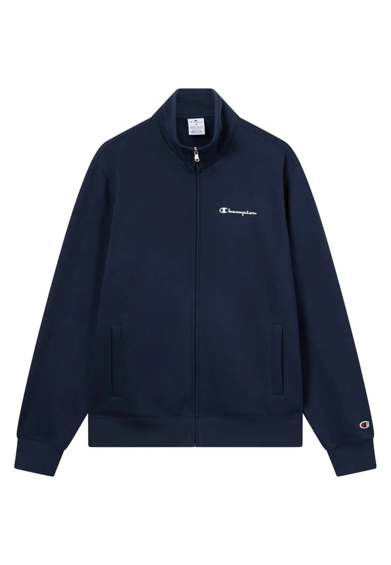 Champion Men's Fleece tracksuit, set of full-zip sweater and straight hem joggers, front pockets and printed logo