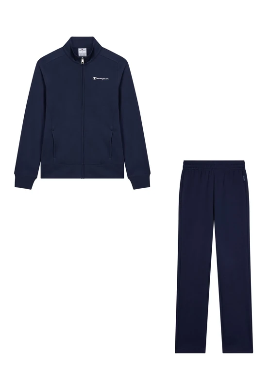 Champion Women's Fleece Full Zip Sweatsuit, slim fit sport suit set, embroidered logo, layered or as a coordinated set, side pockets