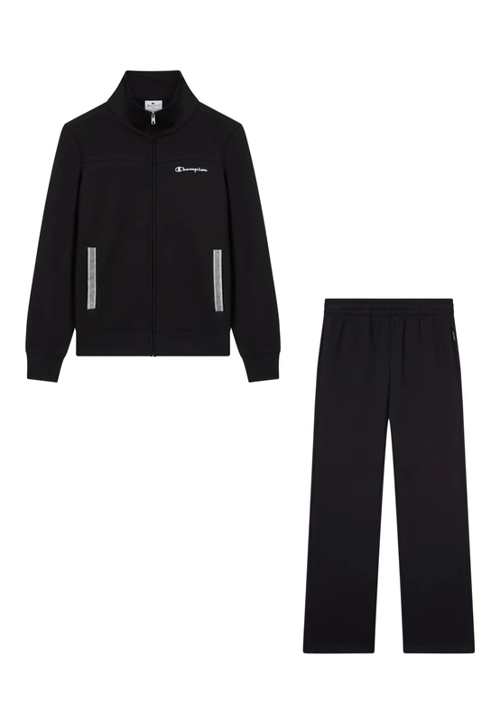 Champion Women's Fleece Full Zip Sweatsuit, soft and comfortable two-piece suit, full-zip sweater jacket with pockets, pants with elastic waistband and embroidered logo