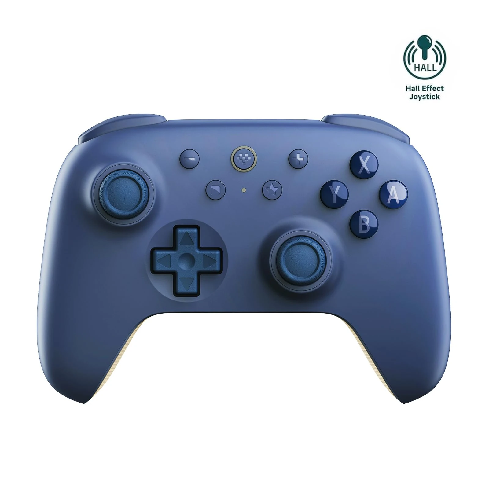 AKNES 8Bitdo Ultimate 2C Bluetooth Controller for Switch 2/Switch, with Hall Effect Joysticks and Non-linear Digital Triggers, and Remappable L4/R4 Bumpers, 6-axis Gyro and Rumble Vibration-Dark Blue