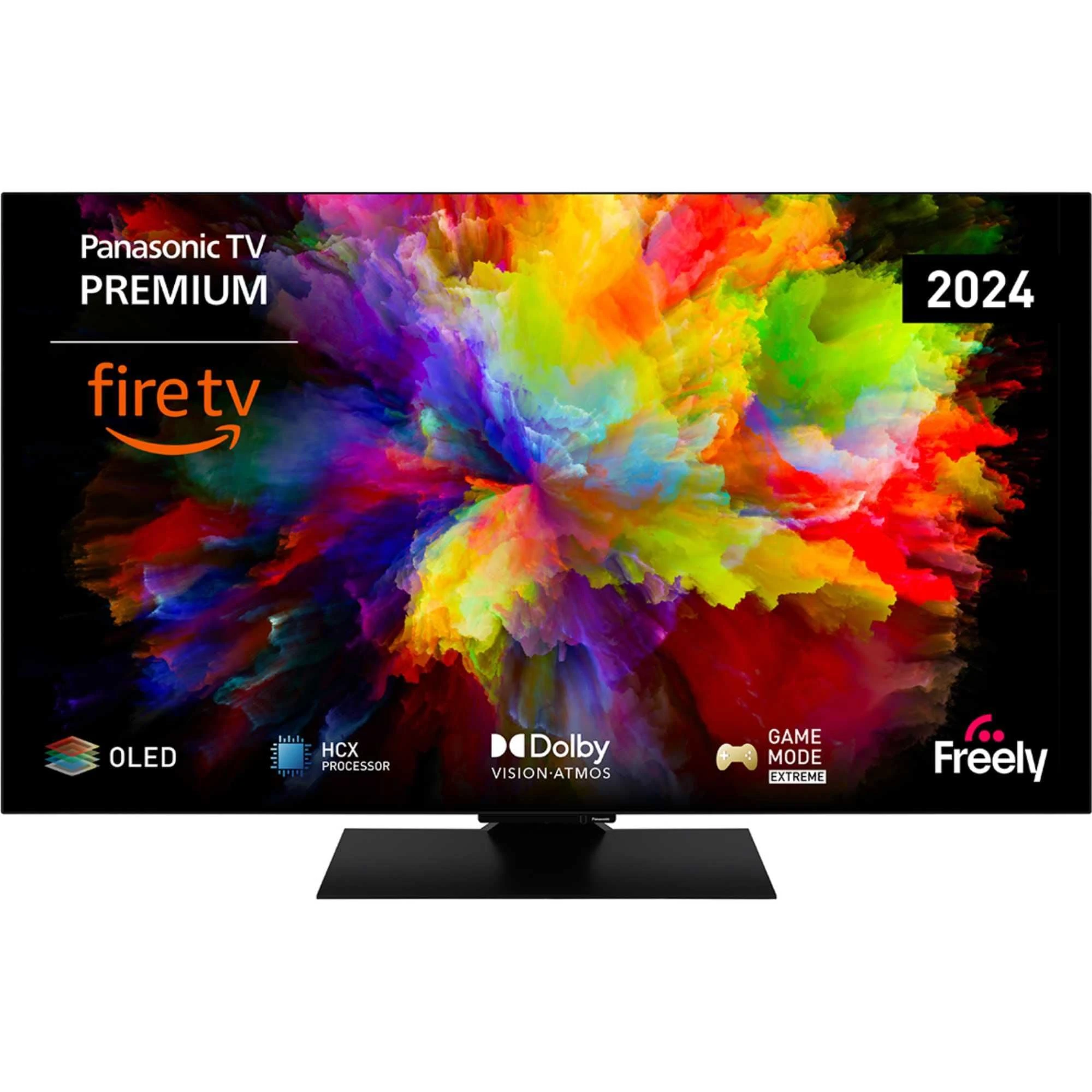Panasonic TV-65Z80AEY Z80 Series 65 inch 4K Ultra HD OLED Smart TV, 2024, Fire TV, Freely, Dolby Vision & Atmos, Alexa Voice Control, Airplay, Black