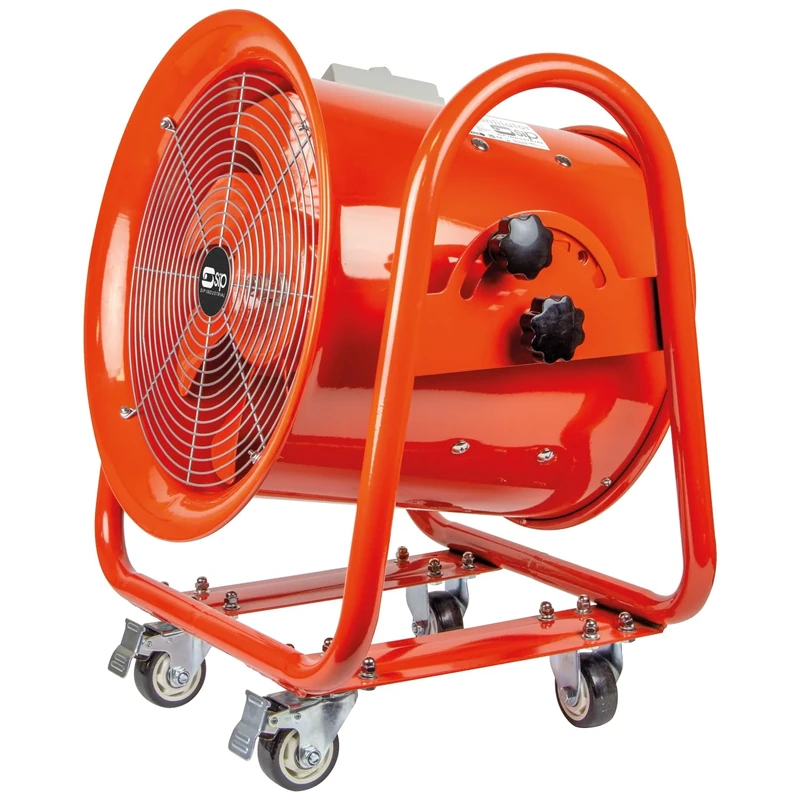 SIP 16" Air Ventilator Fan, 1100W Portable Wheel-Mounted Heavy Duty Industrial Fan 7200m³/hr Airflow