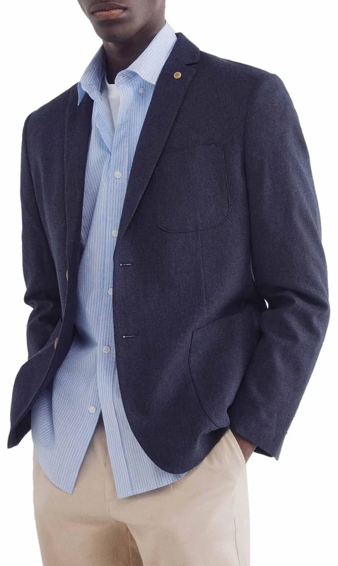 SPRINGFIELD 5da Blazer Linen Structure Jacket Man