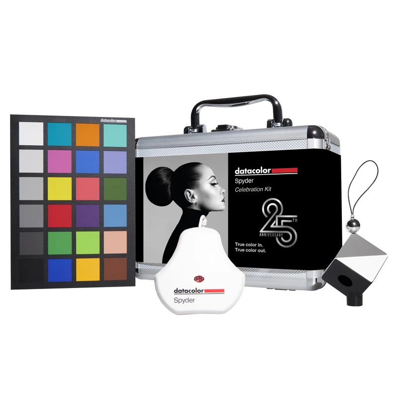 Datacolor Spyder Celebration Kit - Includes Spyder, Spyder Cube, & Spyder Checkr 24, Complete Photo Colour Management from Capture Through Display, Photography Colour Tool Kit