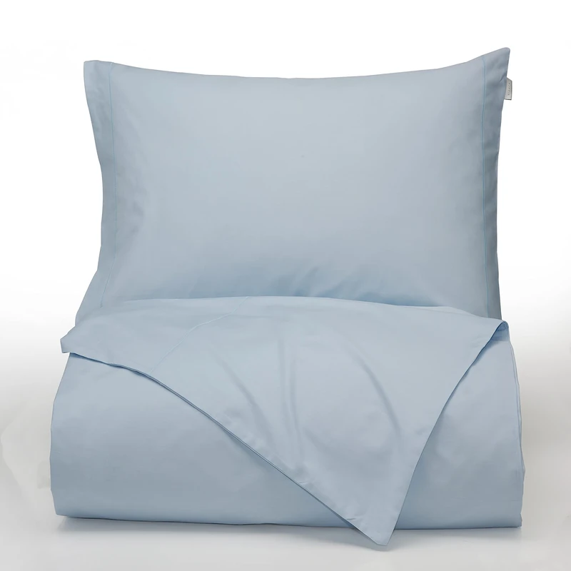Bianca Plain Dyed Blue Duvet Cover Set 240 x 220 + 60 x 70 (2)