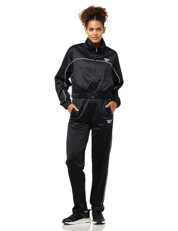 Reebok Justine Piping Tracksuit 2 Pieces