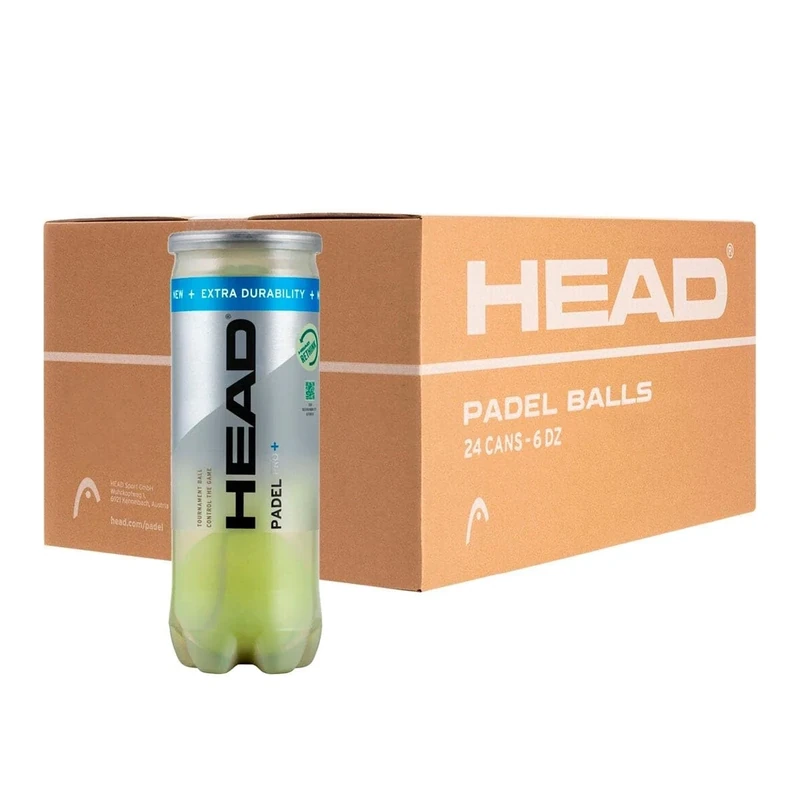 HEAD Box of 24 Boxes of 3 Pro Padel Balls +