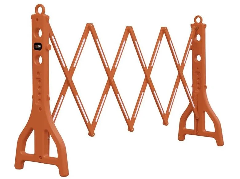 Olympia Portable Safety Barrier Quick and convenient to cordon off hazardous areas due to spillages restrict access whilst work is being carried out or temporarily prevent unauthorised access - Image 1