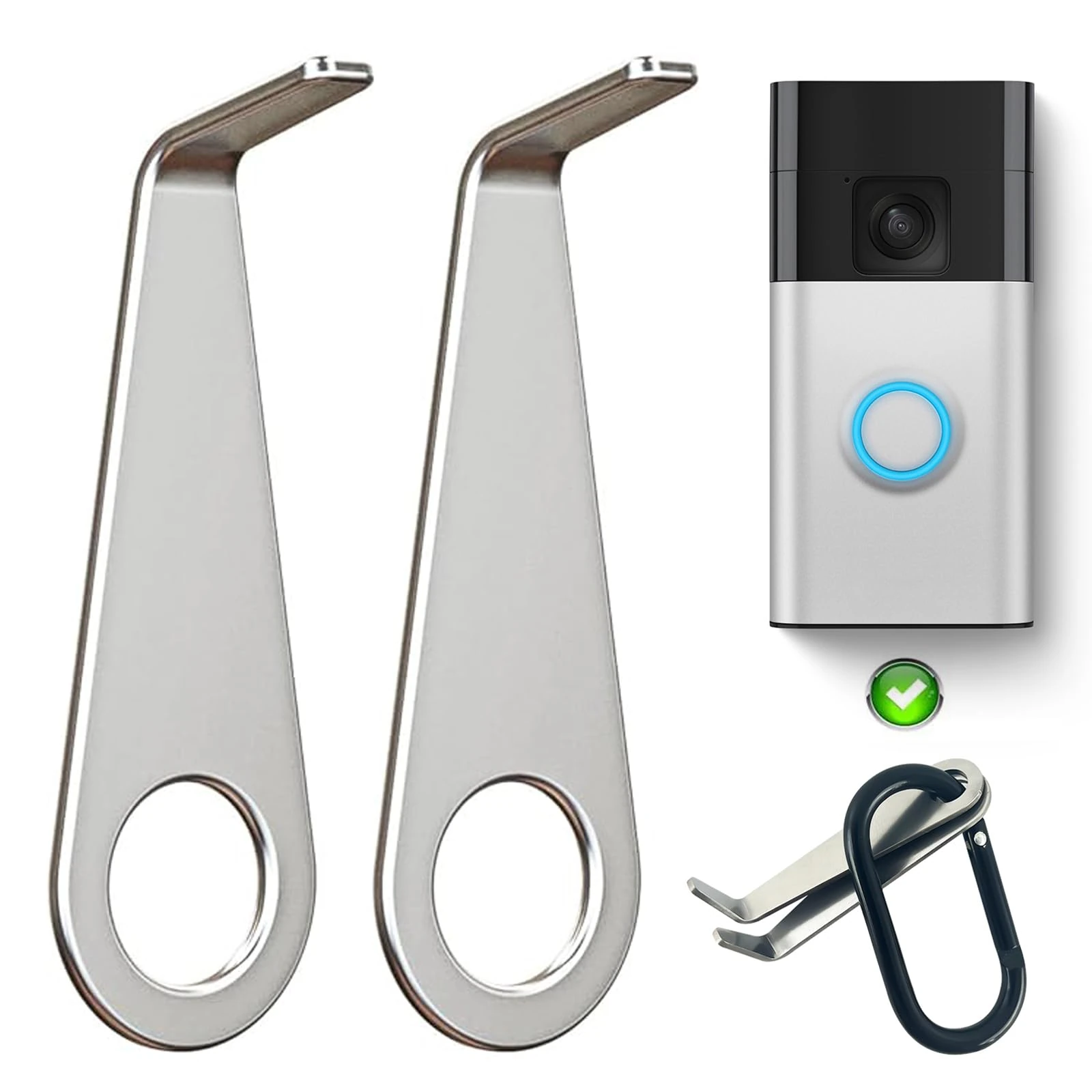 2 Pack Video Doorbell(2024 Release) Key Replacement Tool, Secure Removal Key Tool Compatible with All-New Battery Doorbell, Doorbell Camera Opening Key Tool