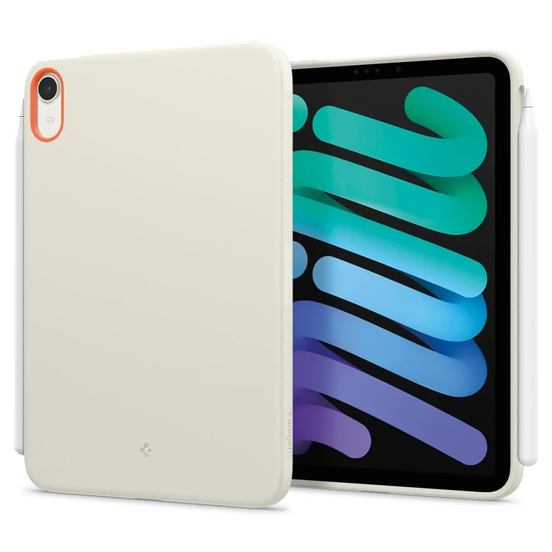 Spigen Nano Pop Compatible with iPad Mini 7 (2024) / iPad Mini 6 Case (2021) 8.3 inch cover - Orange Beige