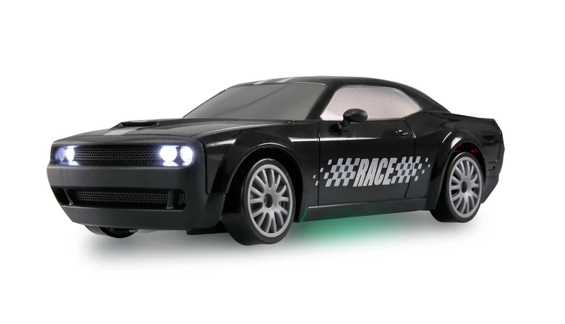 Amewi Drift Muscle Car 4WD 1:20 RTR Black RC Remote Control Car with Underbody Lighting