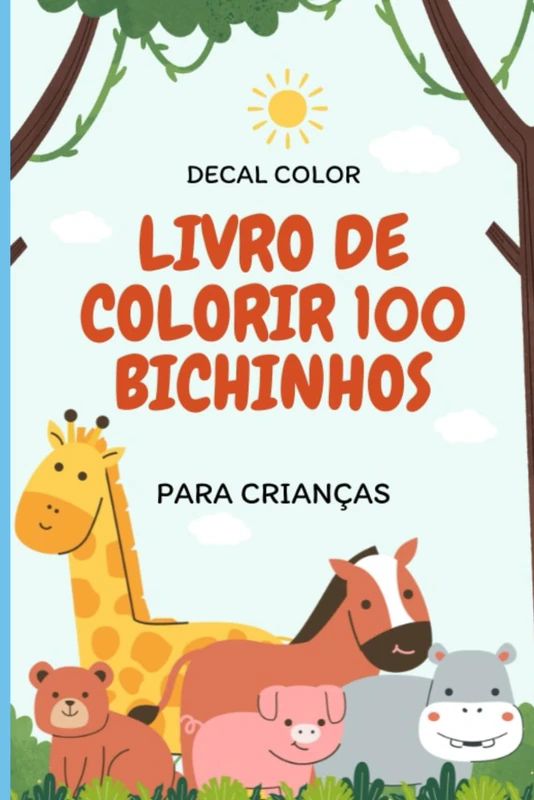 LIVRO DE COLORIR 100 BICHINHOS - Image 1