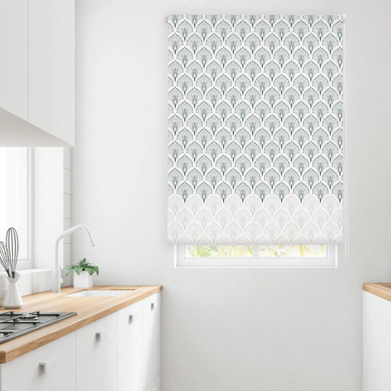 Blindecor Digital | Translucent Roller Blind with Digital Print | PALMERAL Model | 100 x 180 cm (W x H) Fabric Size 97 x 175 cm | Window Blinds