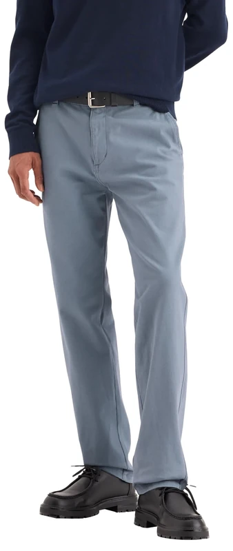 Dockers Men's Pants Ultimate 360 Chino Slim, Folkstone Gray, 38 W/34 L