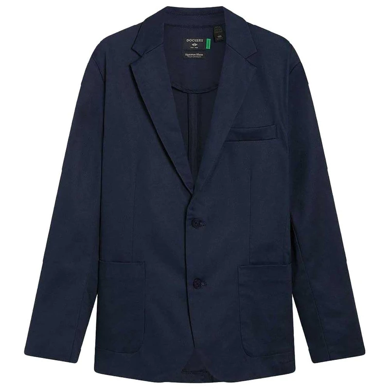 Dockers Men's Signature Refined Blazer Shirt, Blazer Navy, XXL