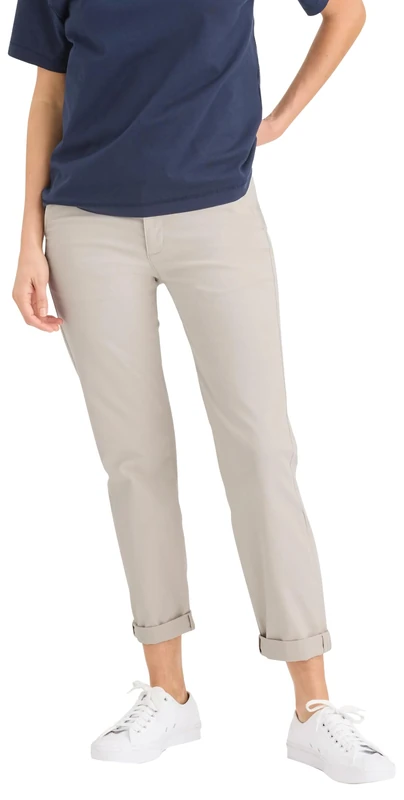 Dockers Women's Weekend Chino Slim Ankle Pants, Sahara Khaki, 28 W