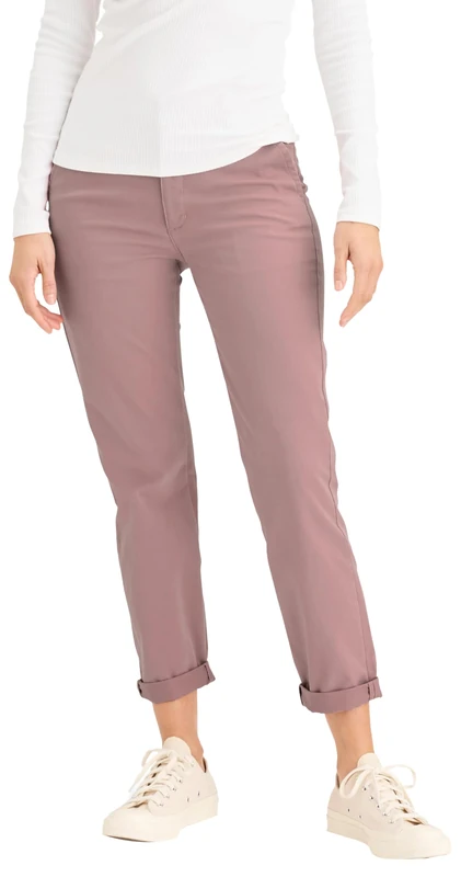 Dockers Women's Weekend Chino Slim Ankle Pants, Old Rose, 25 W