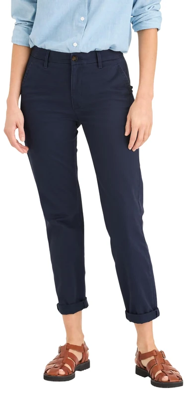 Dockers Womens Weekend Chino Slim Pants, Blue, 32W UK