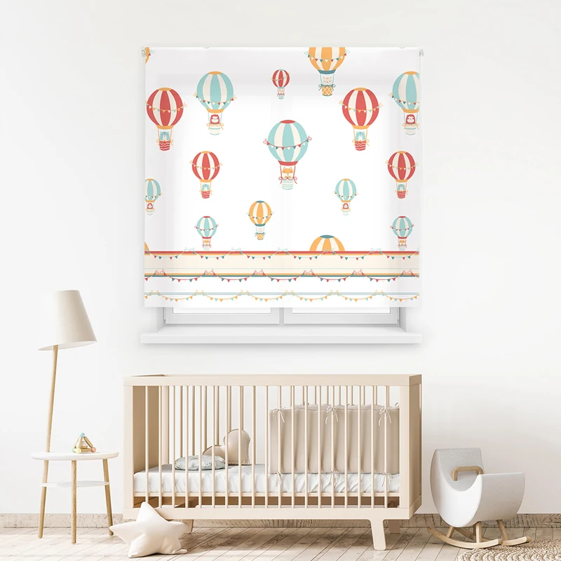 Blindecor Digital | Translucent Roller Blind with Digital Print | Model Aero | 100 x 180 cm (W x H) Fabric Size 97 x 175 cm | Window Blinds