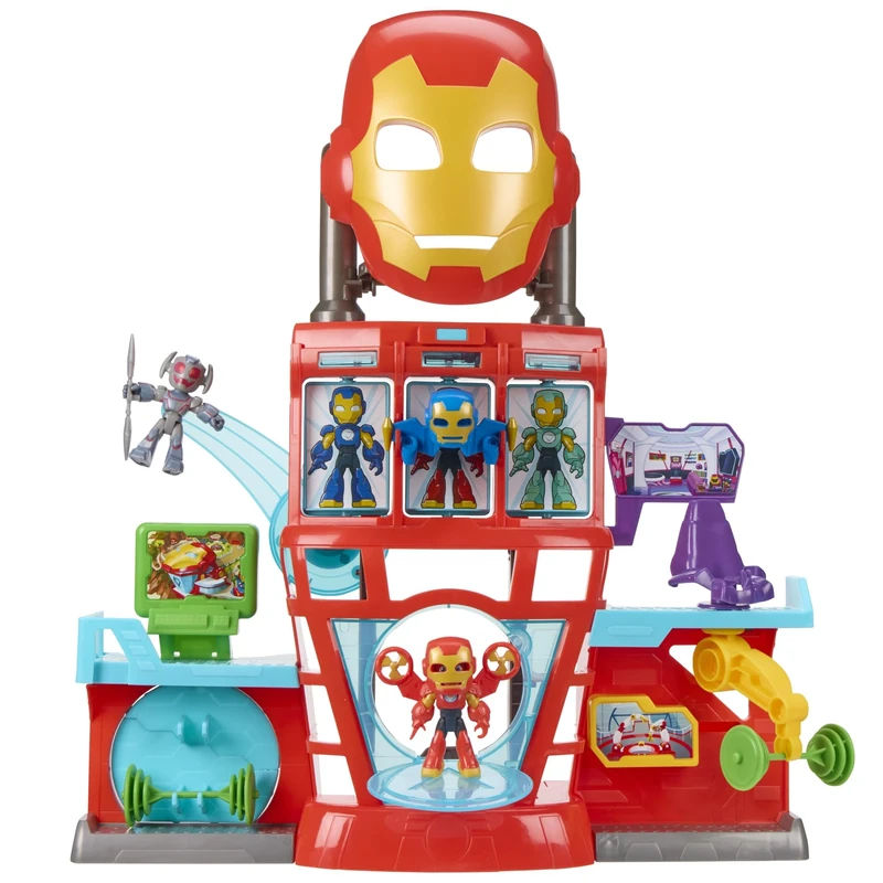 Marvel Iron Man and his Awesome Friends Iron Quarters Boys & Girls Electronic Playset