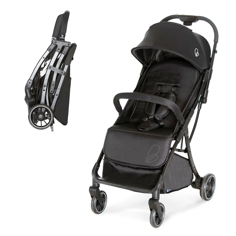 Asalvo HITO Ultralight Baby Stroller - Compact Folding Black