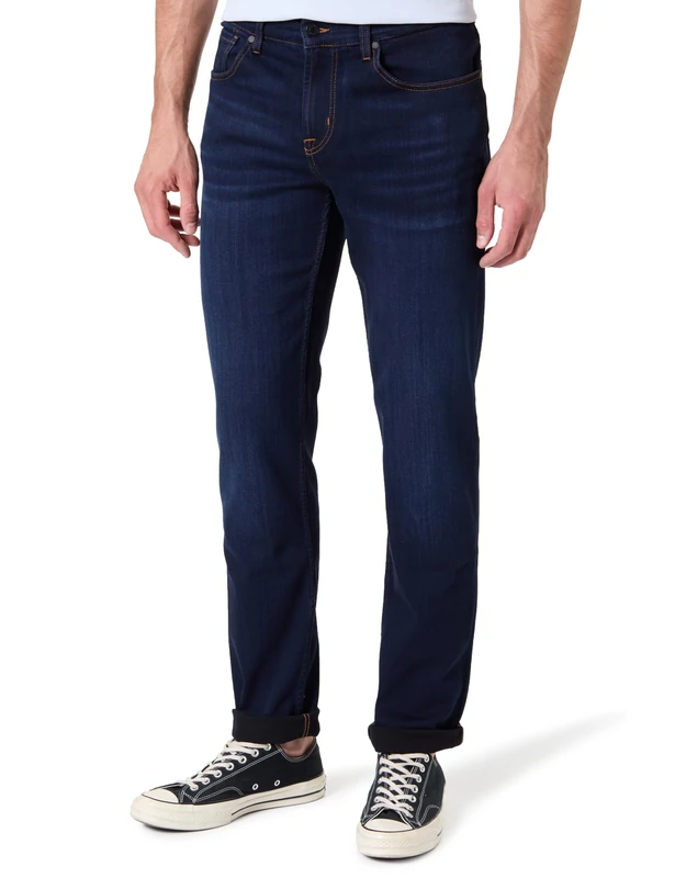 7 For All Mankind Men's Slimmy Beyond Jeans, Dark Blue, 28W