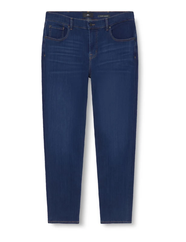 7 For All Mankind Men's Slimmy Tapered High Jeans, Dark Blue, 34W