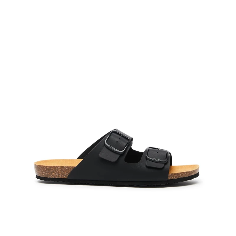 Scholl Men's Didier Sandal, Black, 9 UK