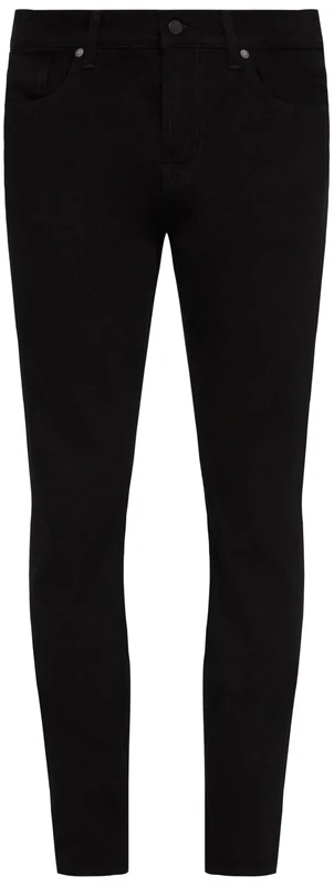 7 For All Mankind Men's Slimmy Rinse Black Jeans, 33 W