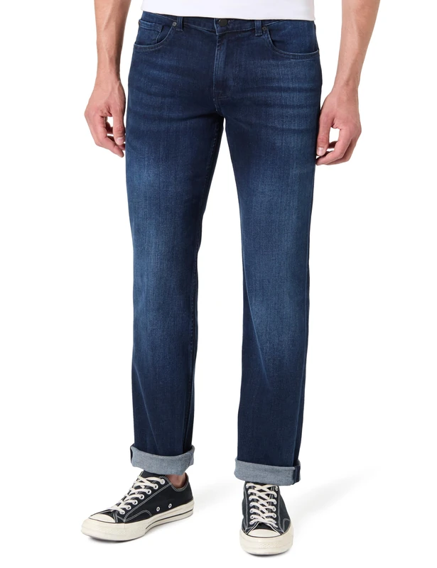 7 For All Mankind Men's Standard Dark Blue Jeans, 31W