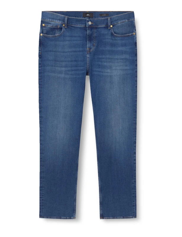 7 For All Mankind Men's Slimmy Vernon Jeans, Mid Blue, 29W