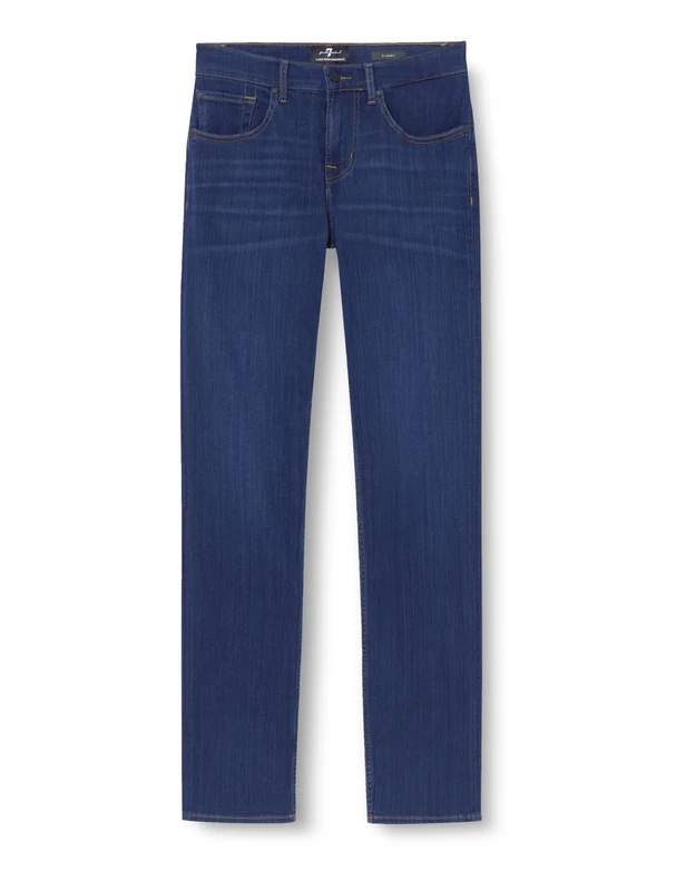 7 For All Mankind Men's Slimmy High Jeans, Dark Blue, 29W