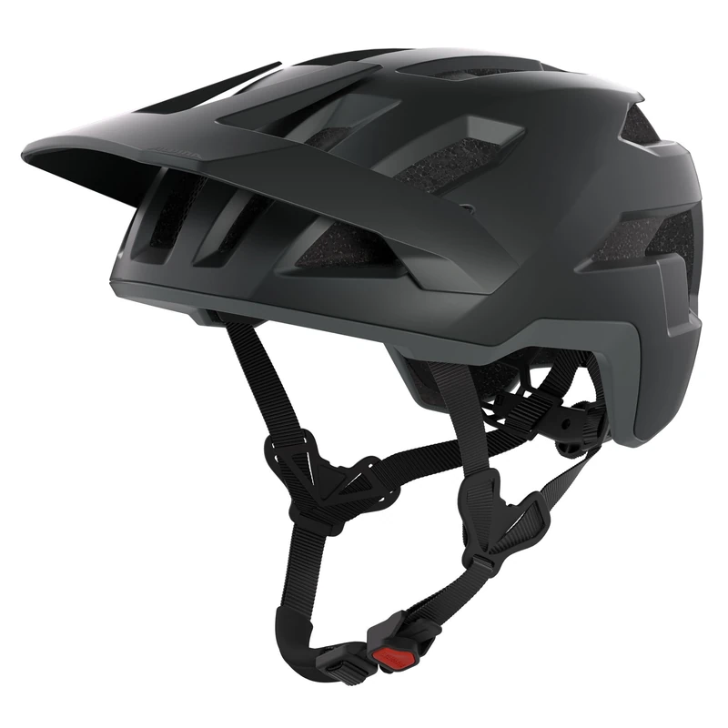 ALPINA TAUNUS – Lightweight bike helmet with deep protection at the temples and back of the head, large ventilation system, integrated insect net - black-grey matt - 59-61
