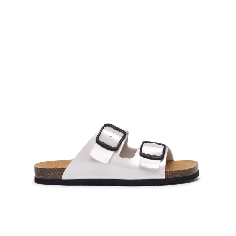 Scholl Women Jackie Sandal, Silver, 5 UK