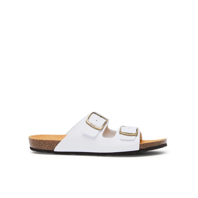 Scholl Men's Didier Sandal, White, 9 UK