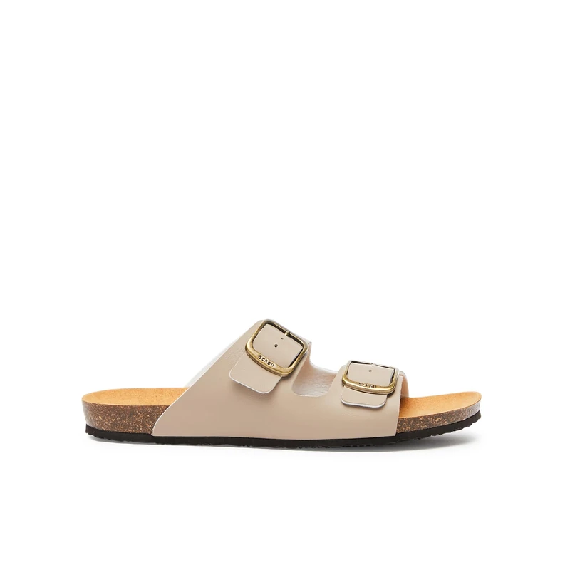 Scholl Men's Didier Sandal, Beige, 10 UK