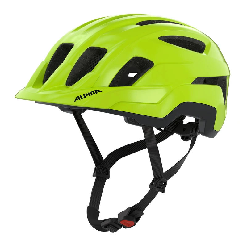 ALPINA PARANUS – Lightweight bike helmet with strong impact absorption thanks to Hi-EPS, large ventilation, integrated insect net, and adjustable fit - be-visible gloss - 52-56