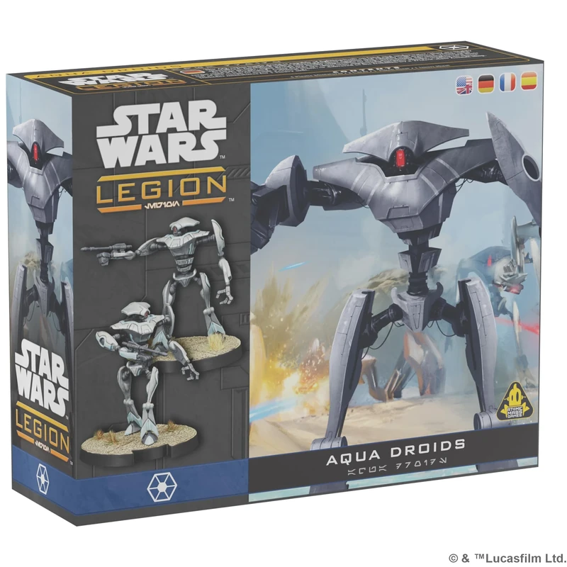 ATOMIC MASS GAMES | Star Wars Legion: Aqua Droids Expansion | Miniatures Game | Ages 14+ | 2 Players | 3 Hours Playing Time