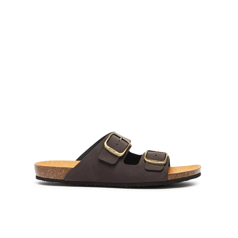 Scholl Men's Didier Sandal, Brown, 10 UK