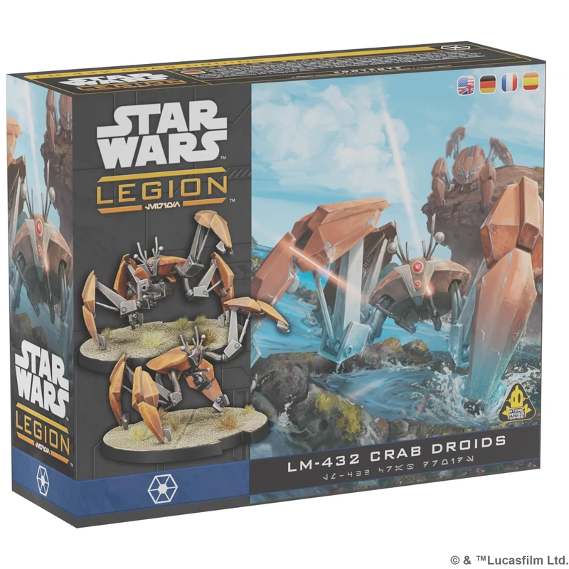 ATOMIC MASS GAMES | Star Wars Legion: LM-432 Crab Droids Expansion | Miniatures Game | Ages 14+ | 2 Players | 3 Hours Playing Time