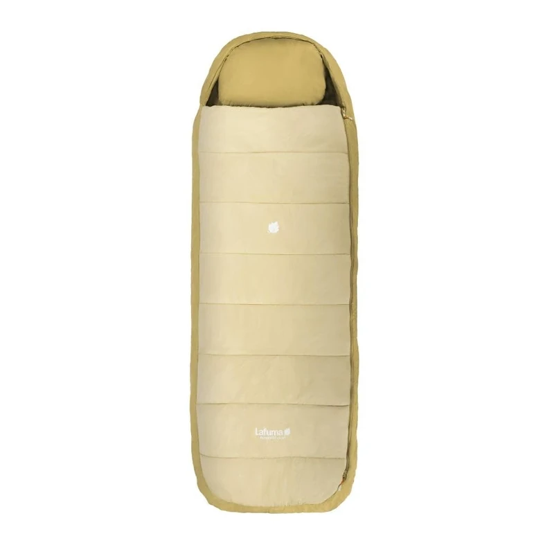 Lafuma - Nunavüt Light - Adult Sleeping Bag with Compression Bag - Synthetic - Water Repellent - Comfort Temperature 5°C - Yellow