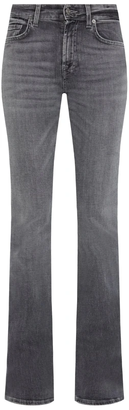 7 For All Mankind Women's Bootcut Soho Grey Jeans, 27 W