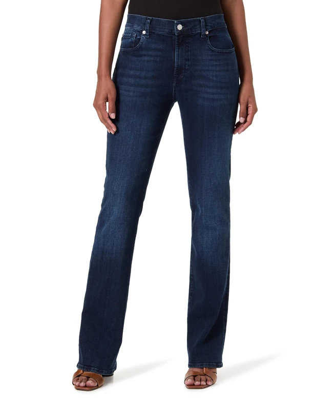 7 For All Mankind Women's Bootcut Baltimora Jeans, Dark Blue, 31 W