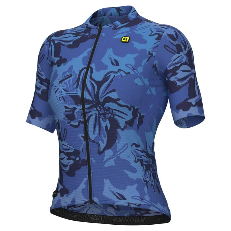 Alé Cycling Women's PR.E Honolulu Short Sleeve Jersey, Blue, M