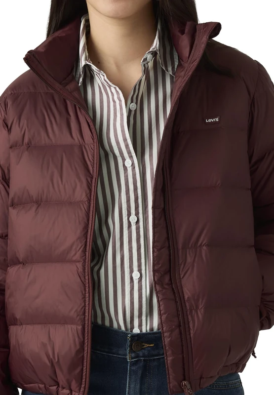 Levi's Polly Packable Dwn Jacket Chocolate Truffl, Chocolate Truffle, M